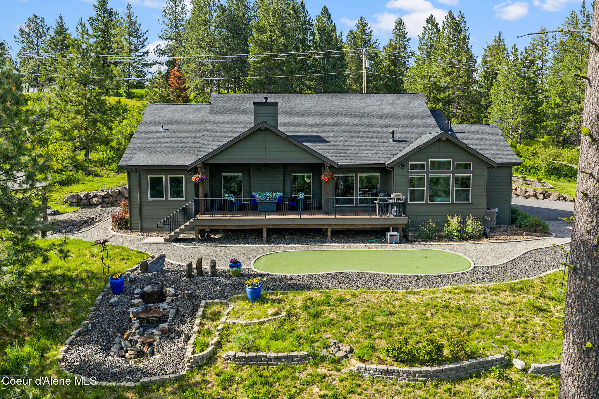 5039 West Presley Road Coeur D'Alene, ID 83814 - Photo 24 of 72 Rear Elevation