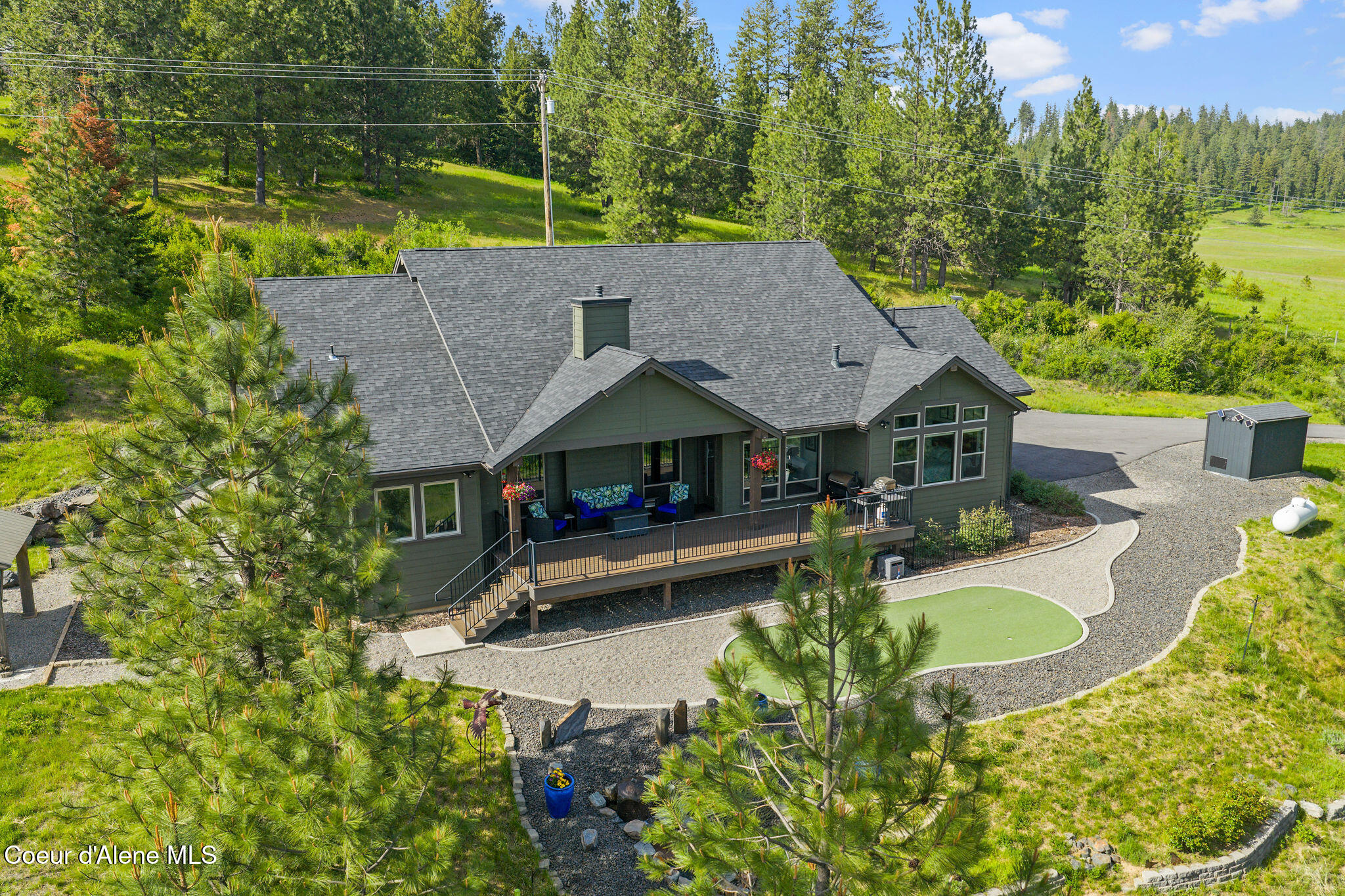 5039 West Presley Road Coeur D'Alene, ID 83814 - Photo 59 of 72 Aerial