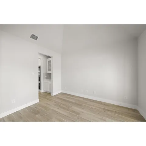 a view of an empty room