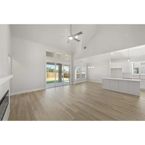 a view interior of the house and wooden floor