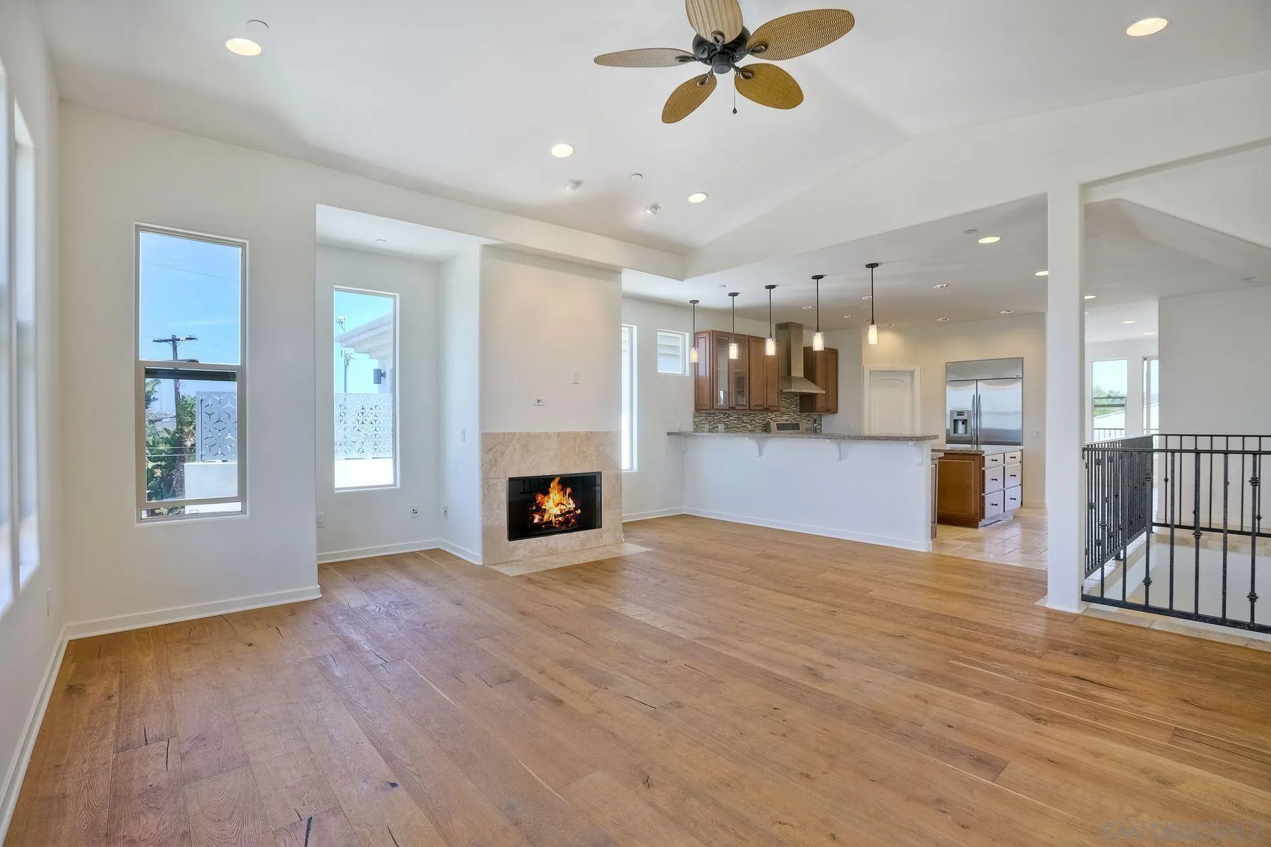 2009 MacKinnon Avenue Encinitas, CA 92007 - Photo 3 of 46 a view of a livingroom with a ceiling fan and window