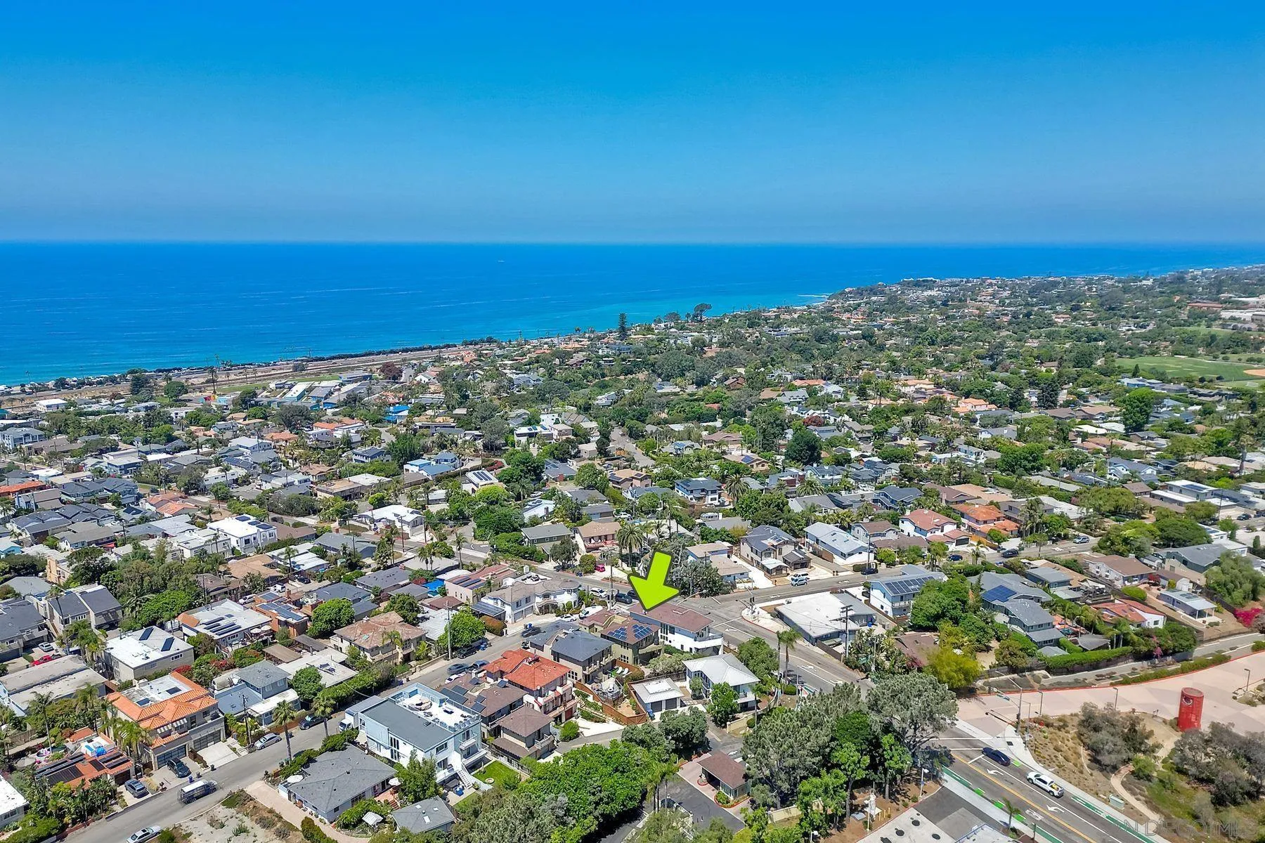 2009 MacKinnon Avenue Encinitas, CA 92007 - Photo 39 of 46 an aerial view of residential building and ocean