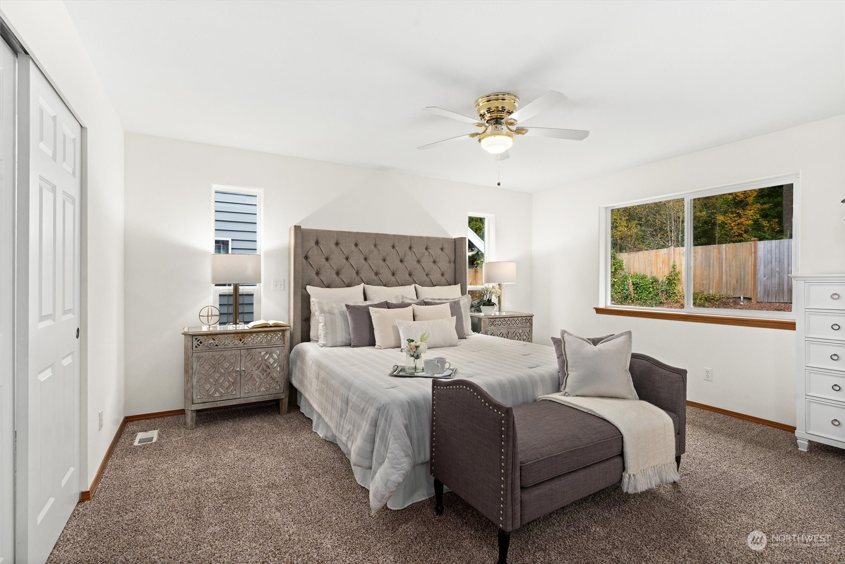 18705 13th Drive Southeast Bothell, WA 98012 - Photo 20 of 40 a bedroom with a bed couches and window