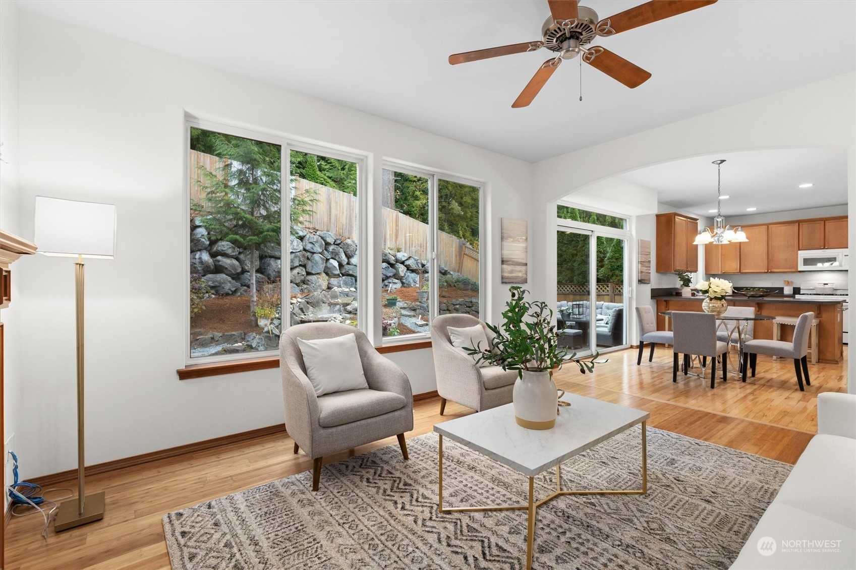 18705 13th Drive Southeast Bothell, WA 98012 - Photo 9 of 40 a living room with furniture and a potted plant