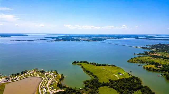 a view of an ocean and beach