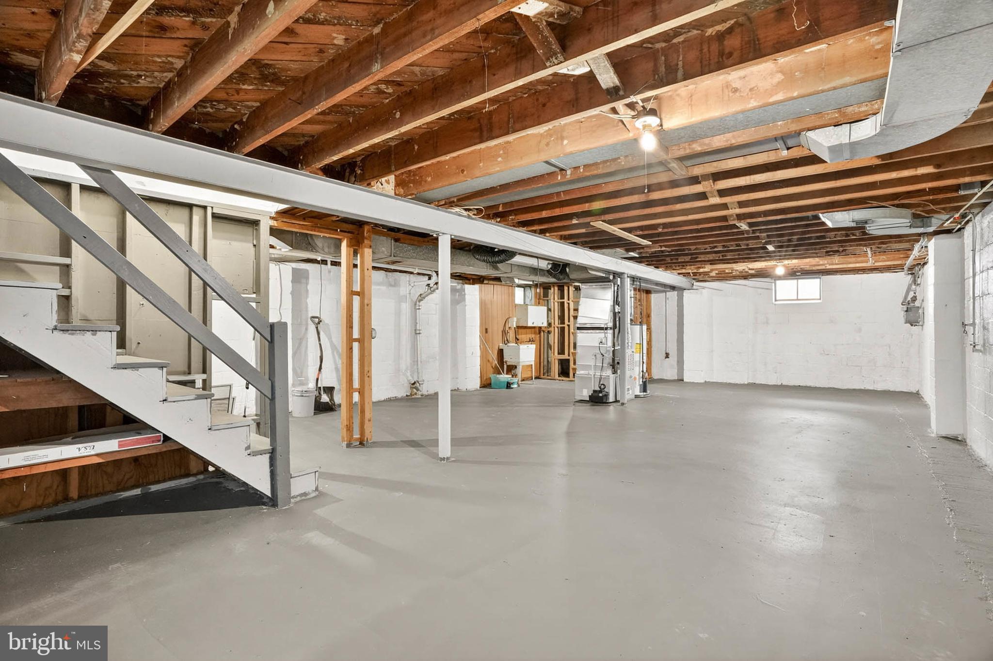 2504 Edgewood Avenue Parkville, MD 21234 - Photo 21 of 25 a view of an empty room with stairs