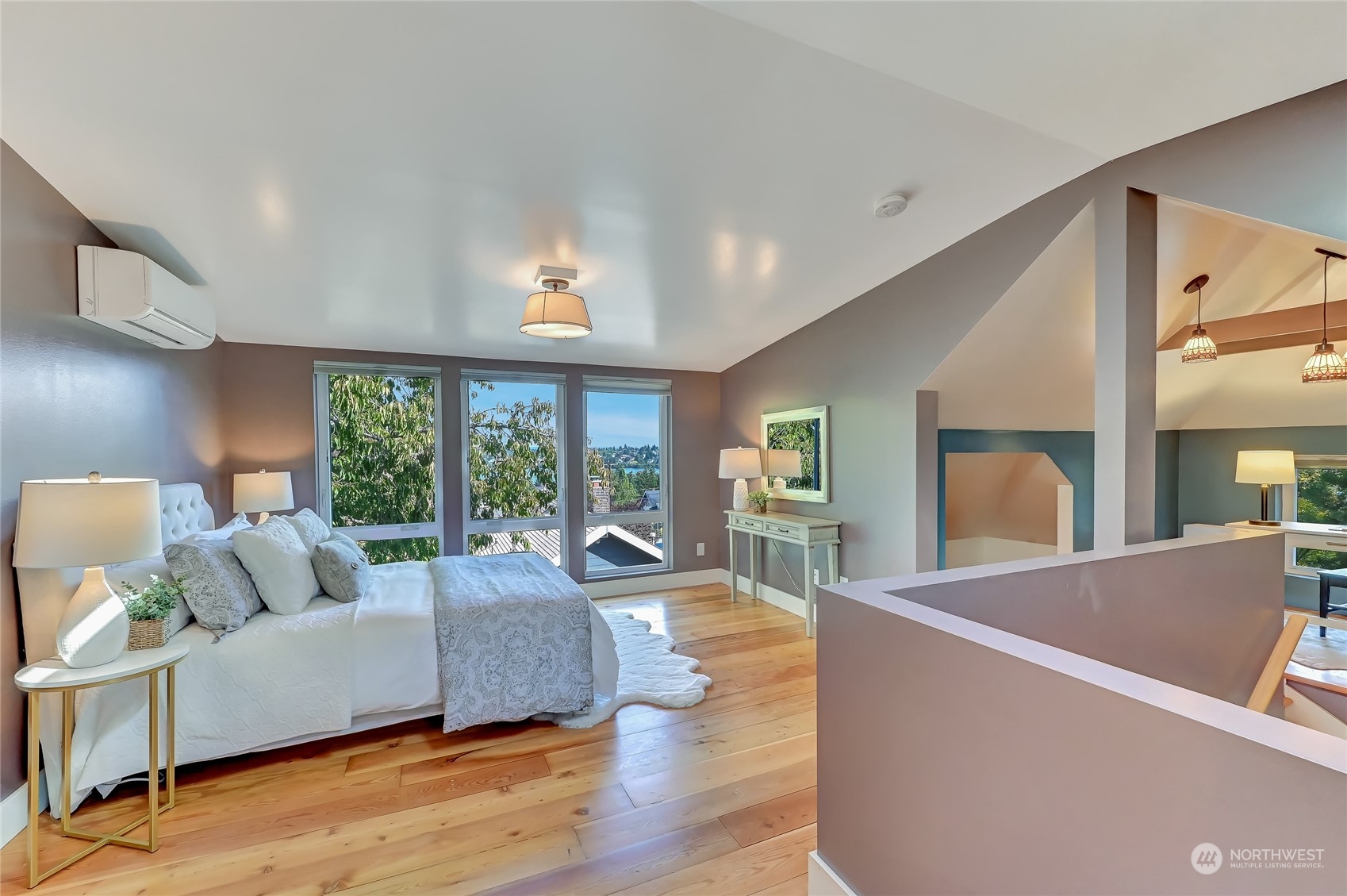 424 North 67th Street Seattle, WA 98103 - Photo 21 of 28 a living room with furniture and a large window