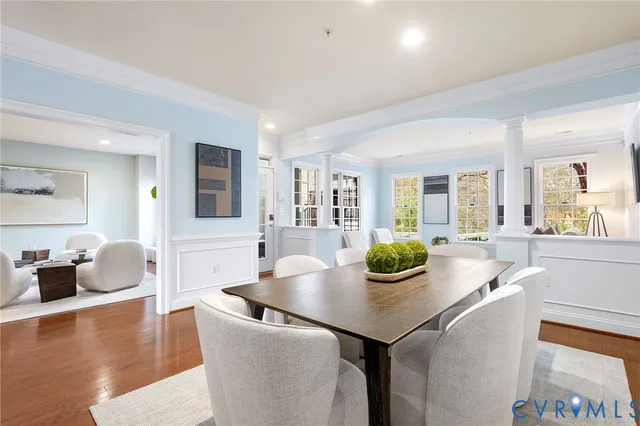 a bathroom with a double vanity sink mirror and shower