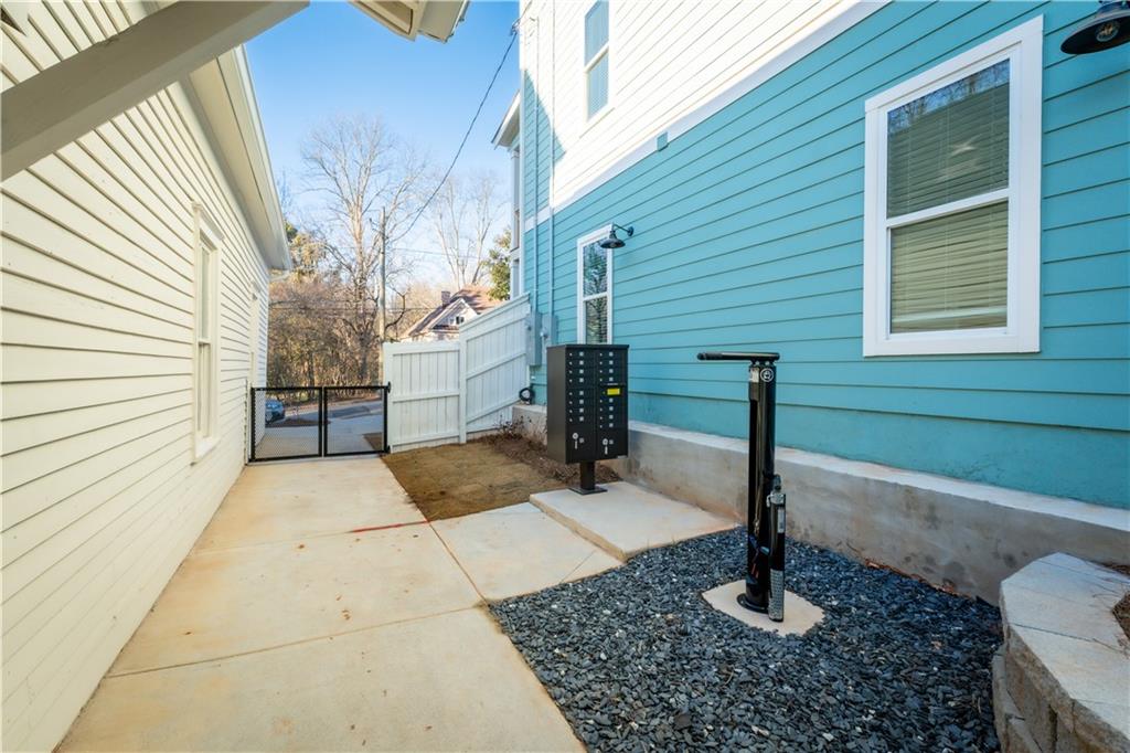1359 Finley Street Northeast, Unit C Atlanta, GA 30307 - Photo 19 of 19 a house view with a garden