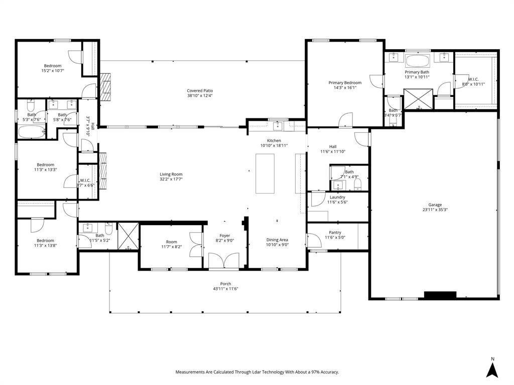 3093 Willow Road Celeste, TX 75423 - Photo 39 of 39 Buyer to Verify all Measurements