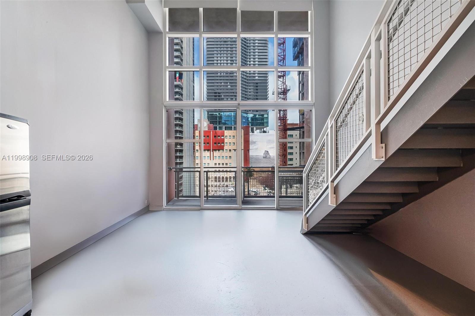 a view of an entryway with staircase