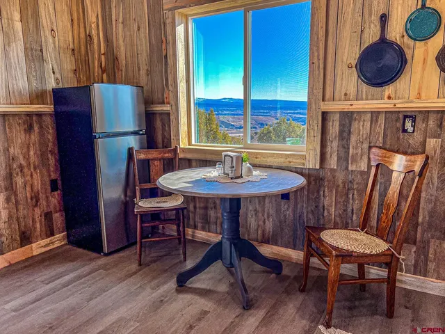 a view of wooden floor