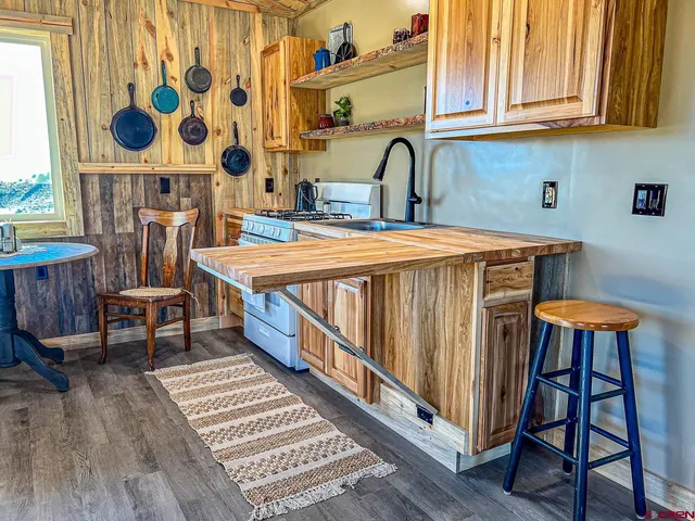 a view of a building with a street