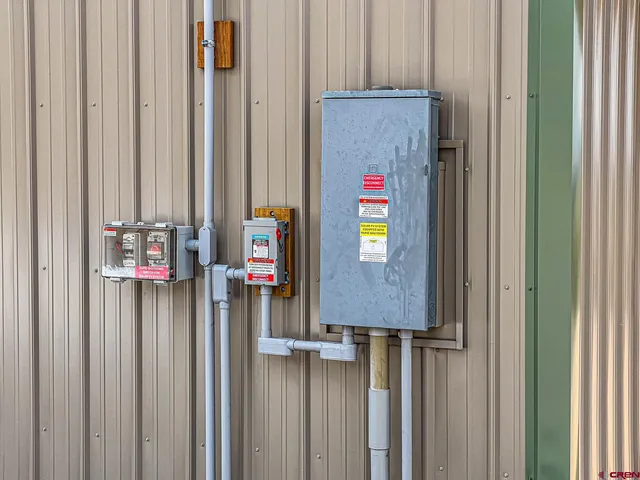 a view of a sky from a mountain