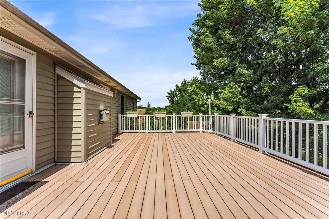 8651 State Road North Royalton, OH 44133 - Photo 25 of 33 View of deck