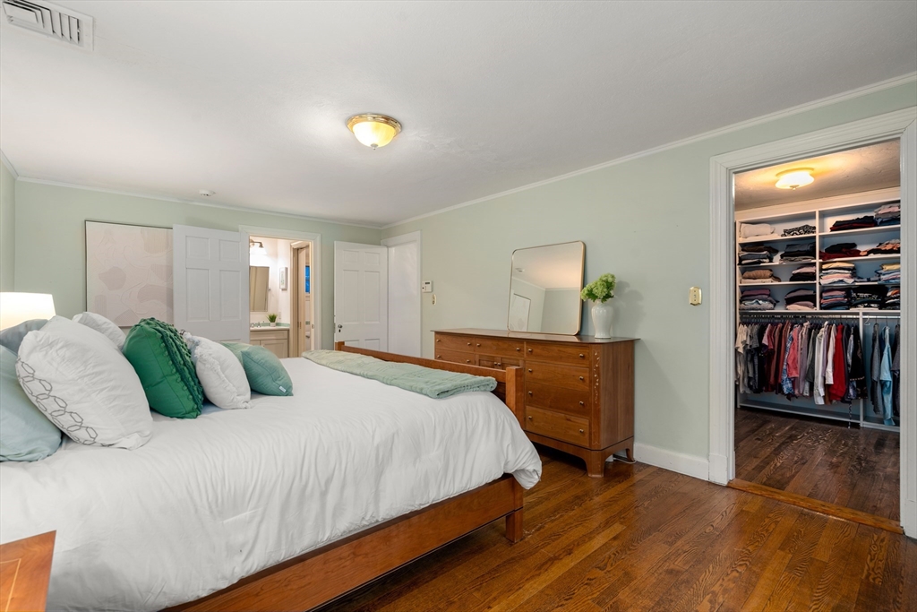 21 Sheldon Road Newton, MA 02459 - Photo 20 of 34 a bedroom with a bed and walk in closet