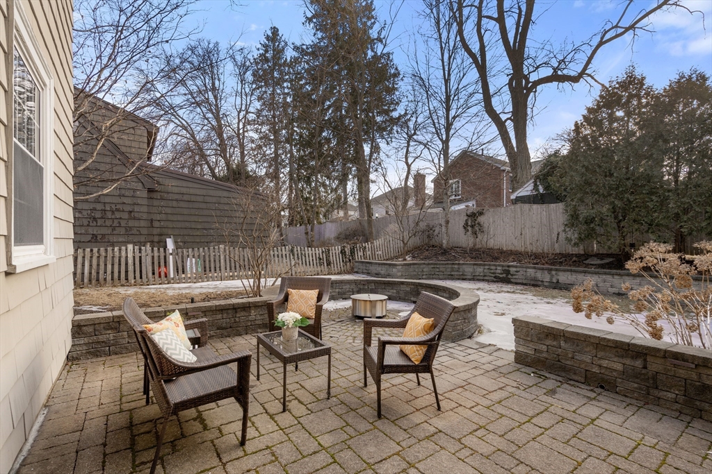21 Sheldon Road Newton, MA 02459 - Photo 33 of 34 a view of a patio with couple of chairs