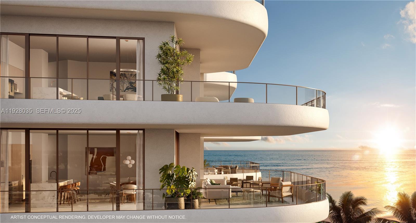530 North Birch Road, Unit 502 Fort Lauderdale, FL 33304 - Photo 1 of 22 a view of a balcony