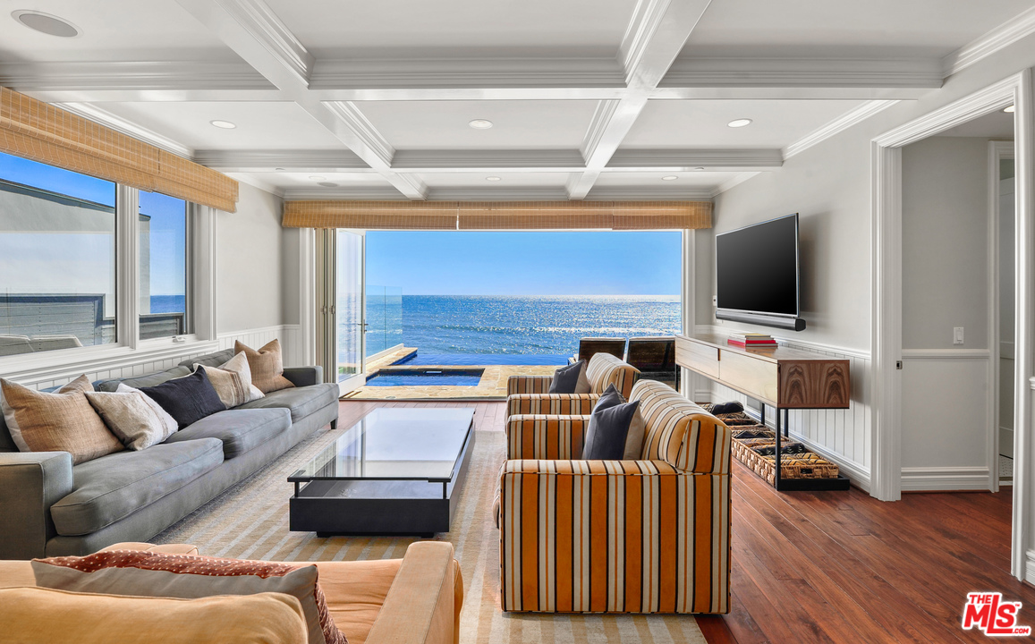31412 Broad Beach Road Malibu, CA 90265 - Photo 24 of 43 a living room with furniture and a flat screen tv