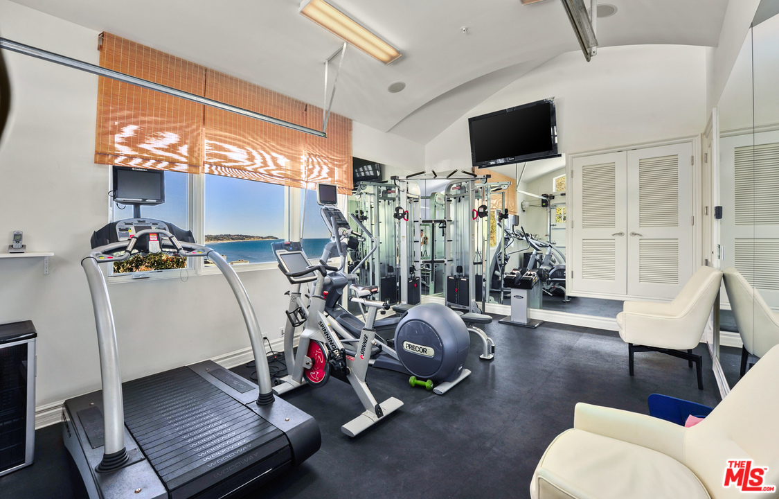 31412 Broad Beach Road Malibu, CA 90265 - Photo 34 of 43 a view of a room with gym equipment