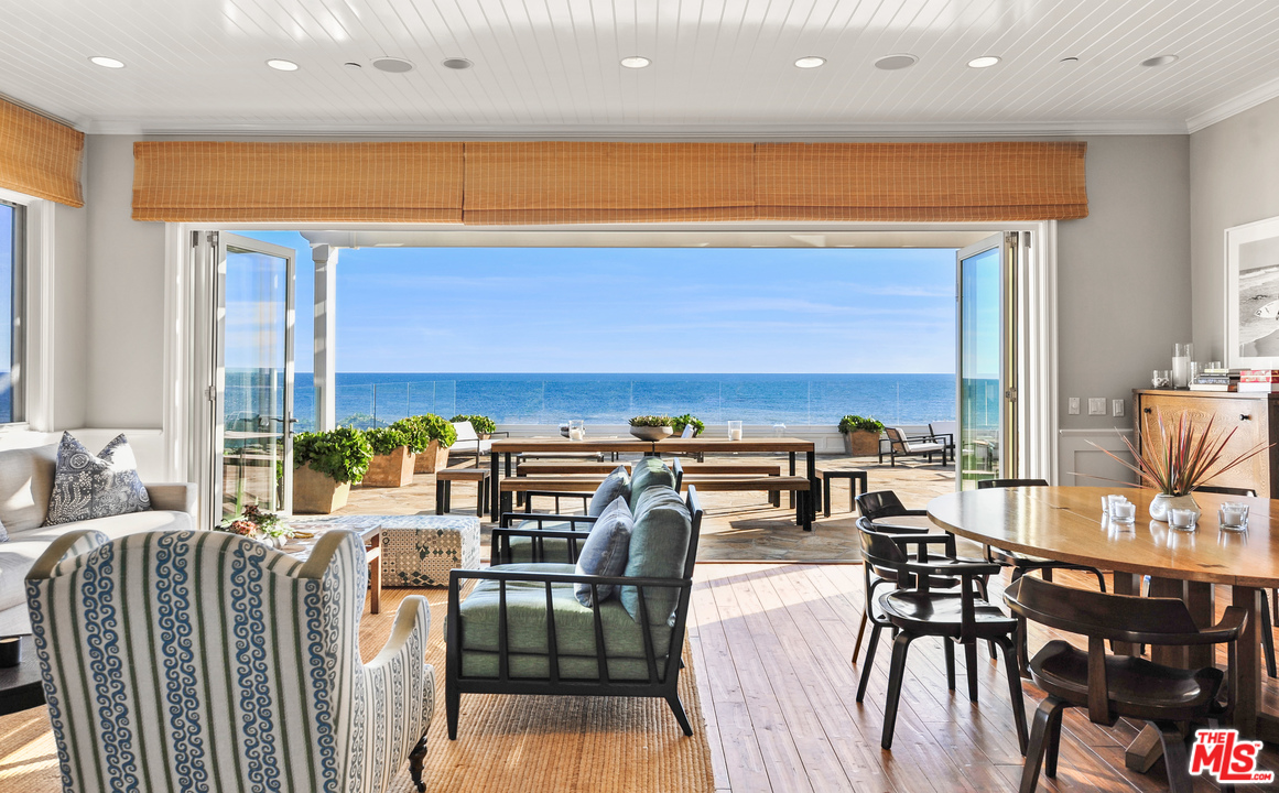 31412 Broad Beach Road Malibu, CA 90265 - Photo 8 of 43 a view of a dining room with furniture window and outside view