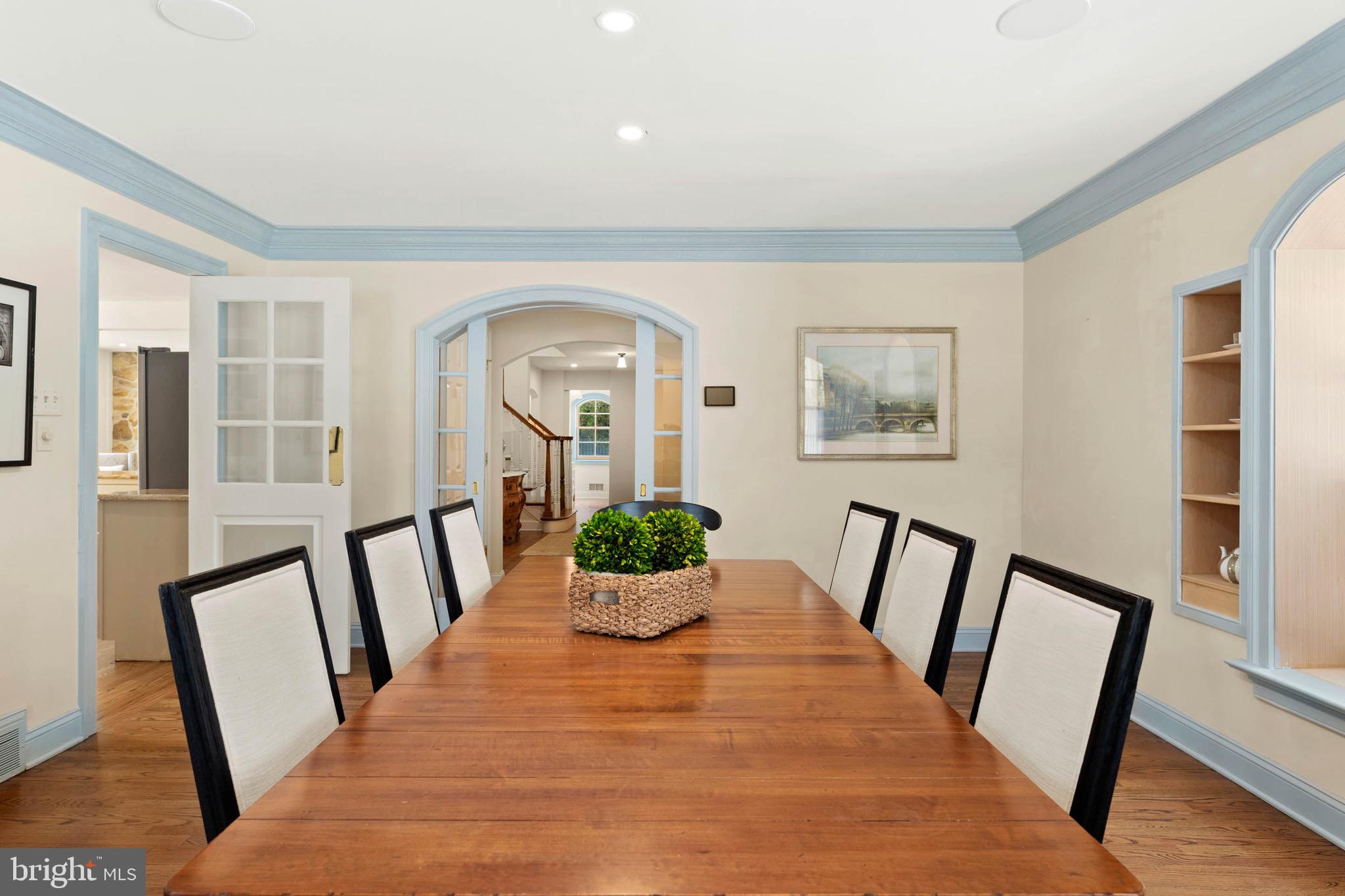 300 Valley Place Wayne, PA 19087 - Photo 20 of 53 Dining Room W/ Access to Powder Room, Foyer.