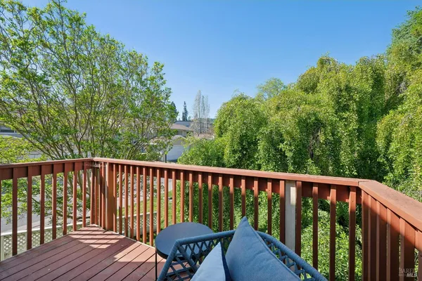 a view of a backyard with a patio