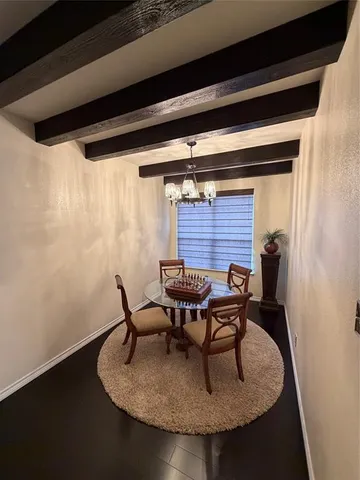 a table with chairs and a table