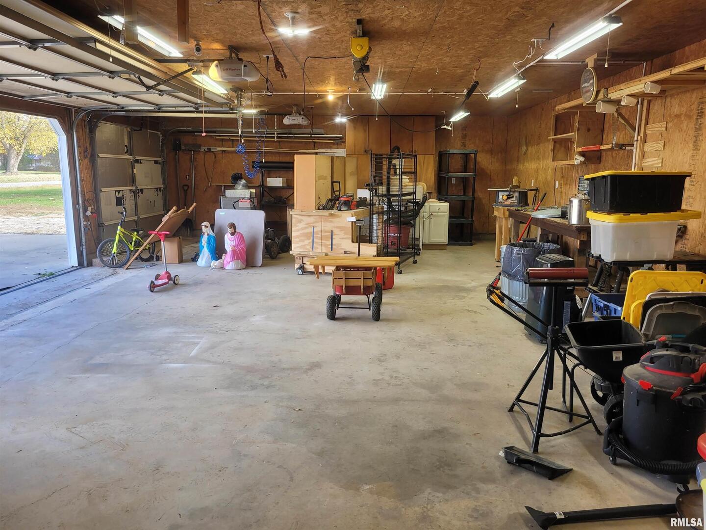 103 East Highline Road Woodlawn, IL 62898 - Photo 27 of 36 a view of a room with gym equipment