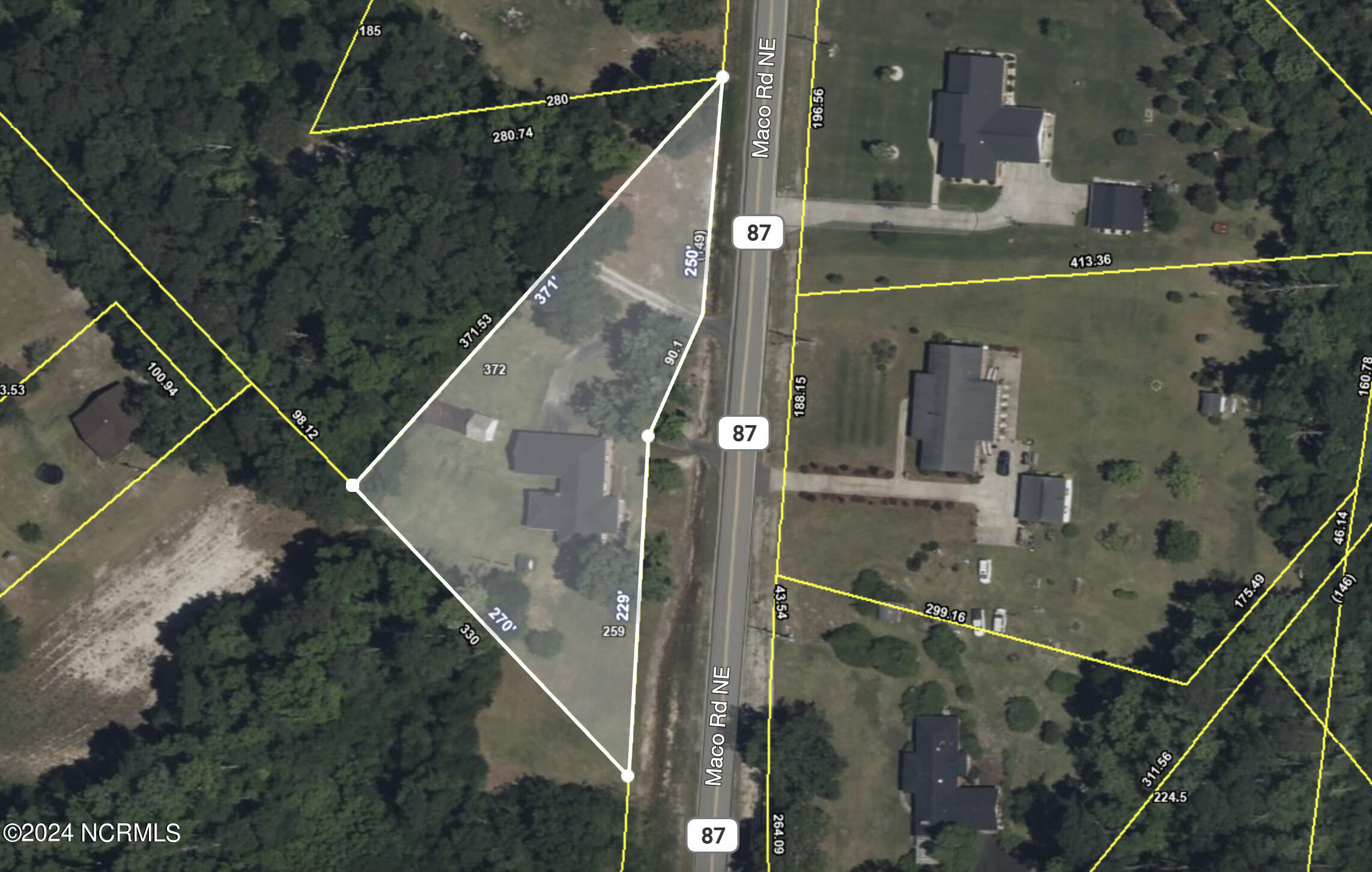 83 Maco Road Northeast Leland, NC 28451 - Photo 38 of 39 Aerial View-83 Maco Rd.