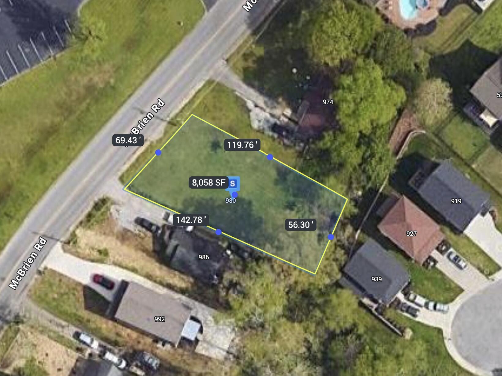 980 McBrien Road Chattanooga, TN 37412 - Photo 7 of 7 Dimensions