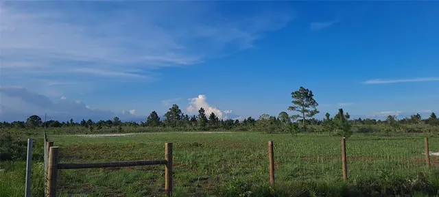 a view of a green field