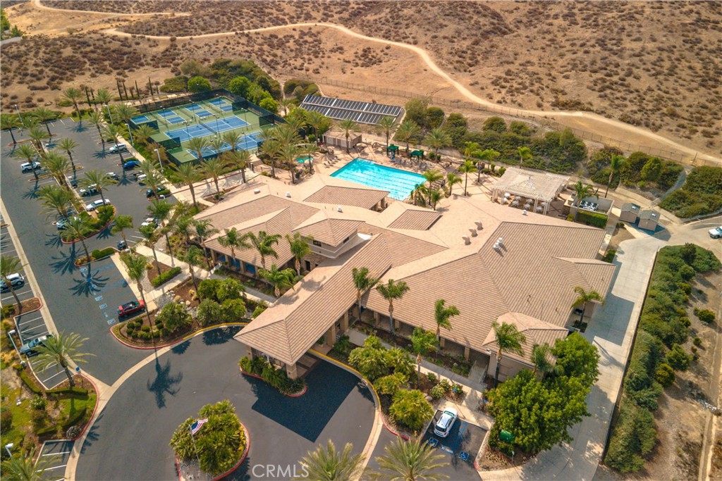 27929 Crystal Spring Drive Menifee, CA 92584 - Photo 49 of 50 an aerial view of residential houses with outdoor space
