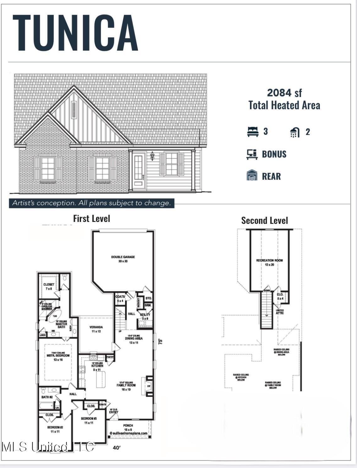 597 Sunflower Street Nesbit, MS 38651 - Photo 35 of 35 Tunica Rendering