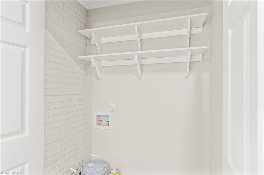 5902 Siler Road Greensboro, NC 27406 - Photo 14 of 49 Closet with hookups for washer and dryer.