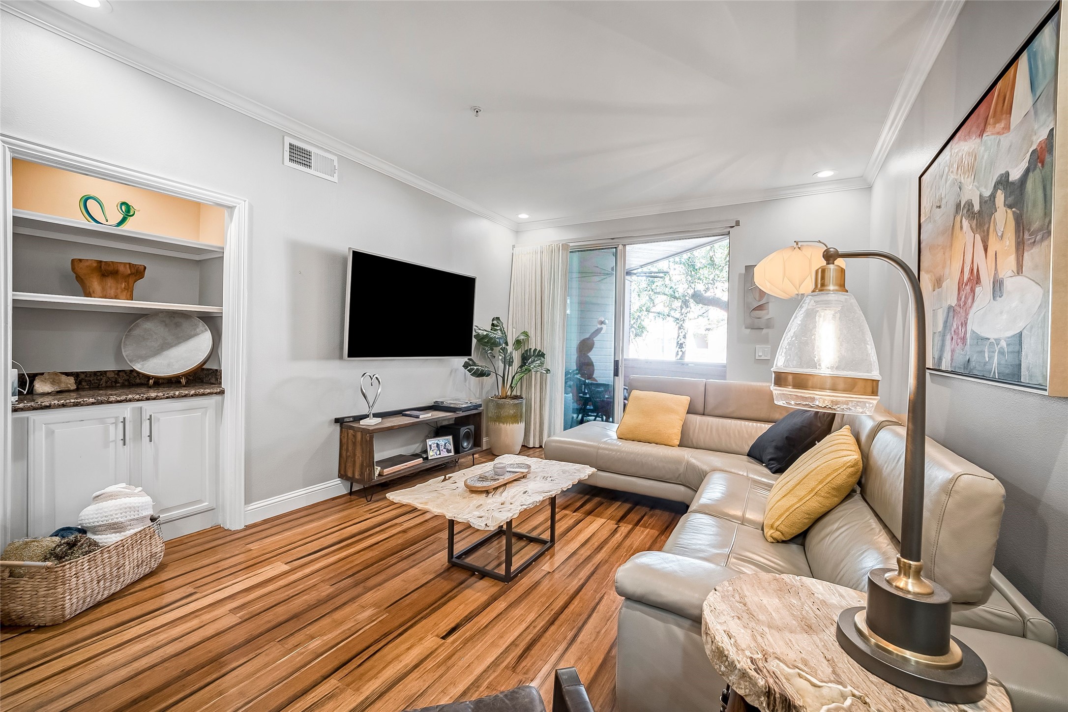 2111 Welch Street, Unit A113 Houston, TX 77019 - Photo 3 of 30 Another take on the living room