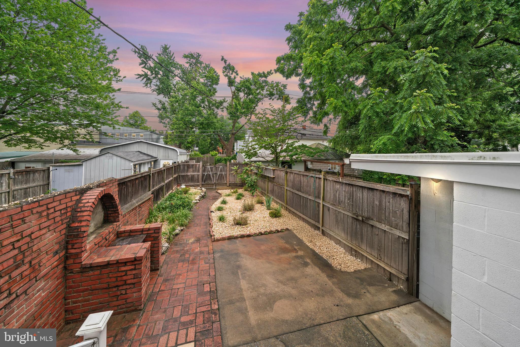 606 Trail Avenue Frederick, MD 21701 - Photo 2 of 34 View from the property to the end of the backyard.