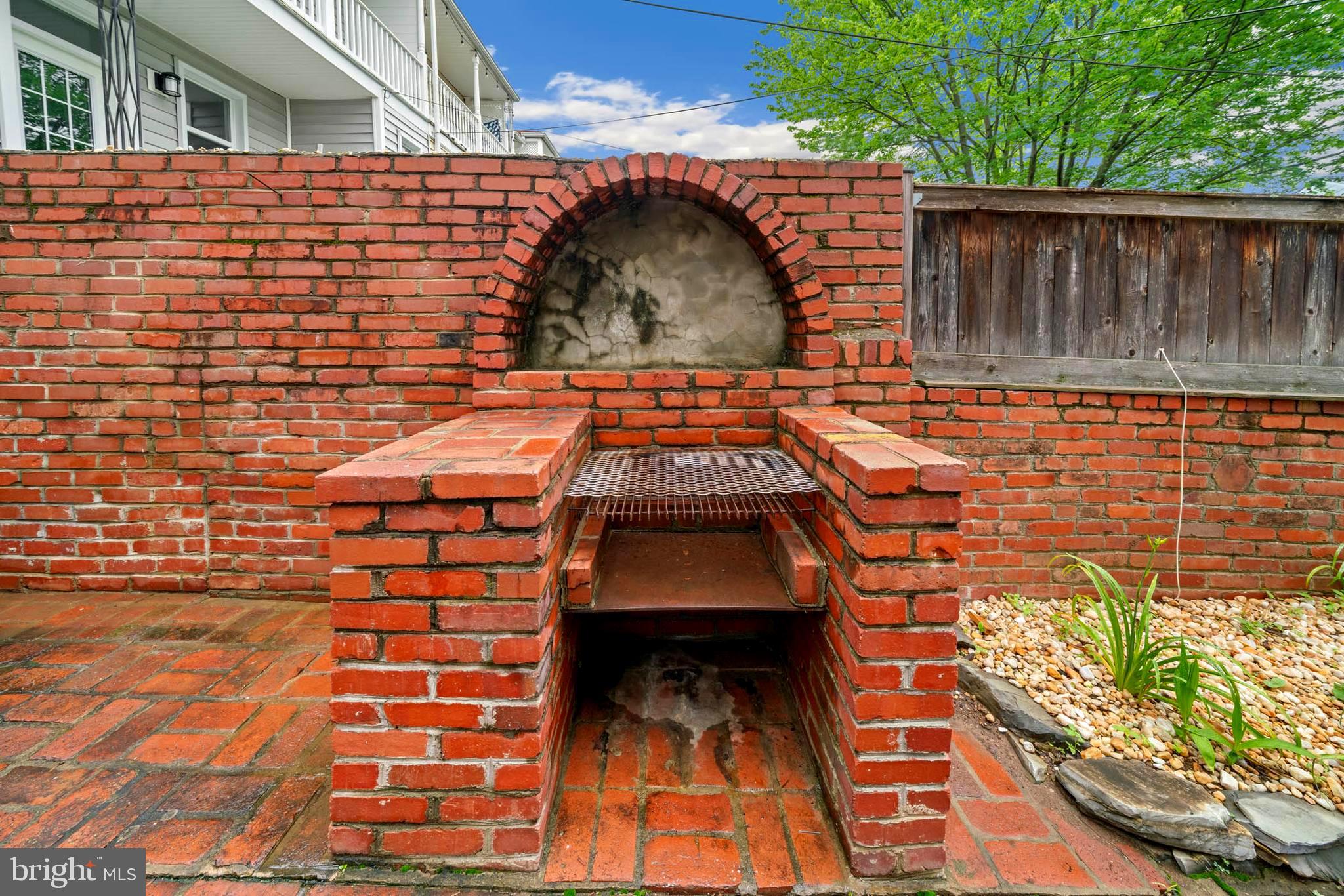 606 Trail Avenue Frederick, MD 21701 - Photo 8 of 34 Super cool brick BBQ from way back when!