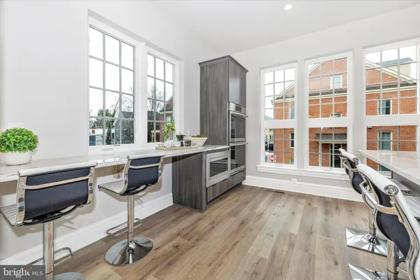 a spacious bathroom with a bathtub and shower