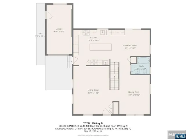 a picture of a room with a floor plan