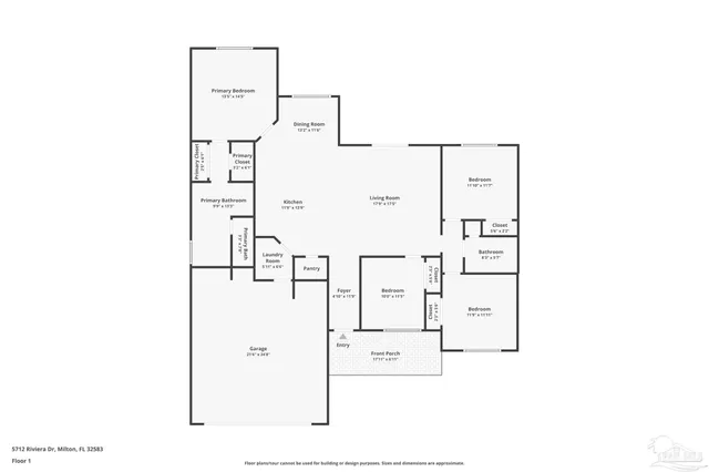 $305,000 | 5712 Riviera Drive, Milton, FL 32583