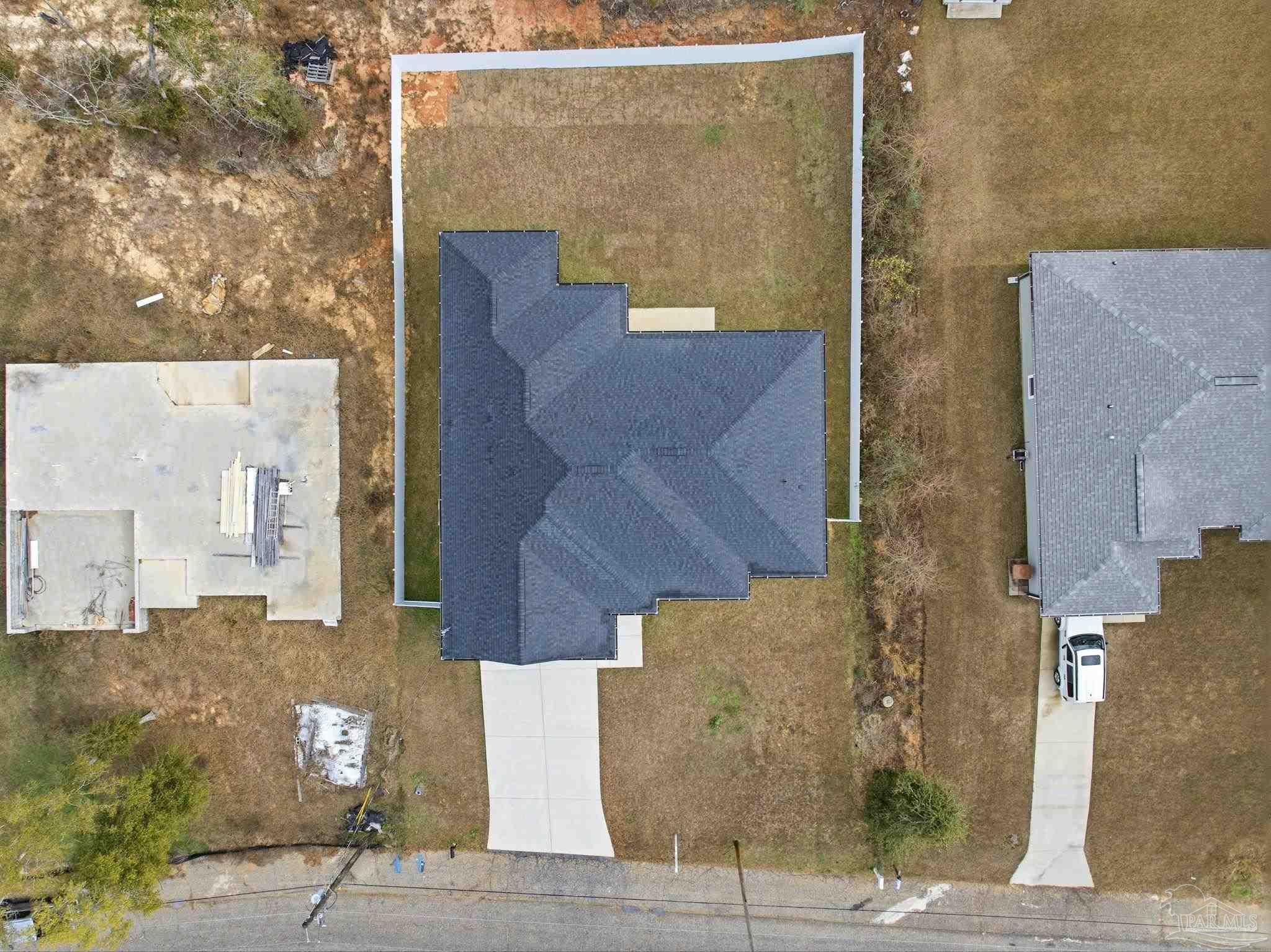 5712 Riviera Drive Milton, FL 32583 - Photo 41 of 41 aerial view of a house with a street