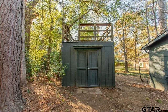 a view of storage and utility room