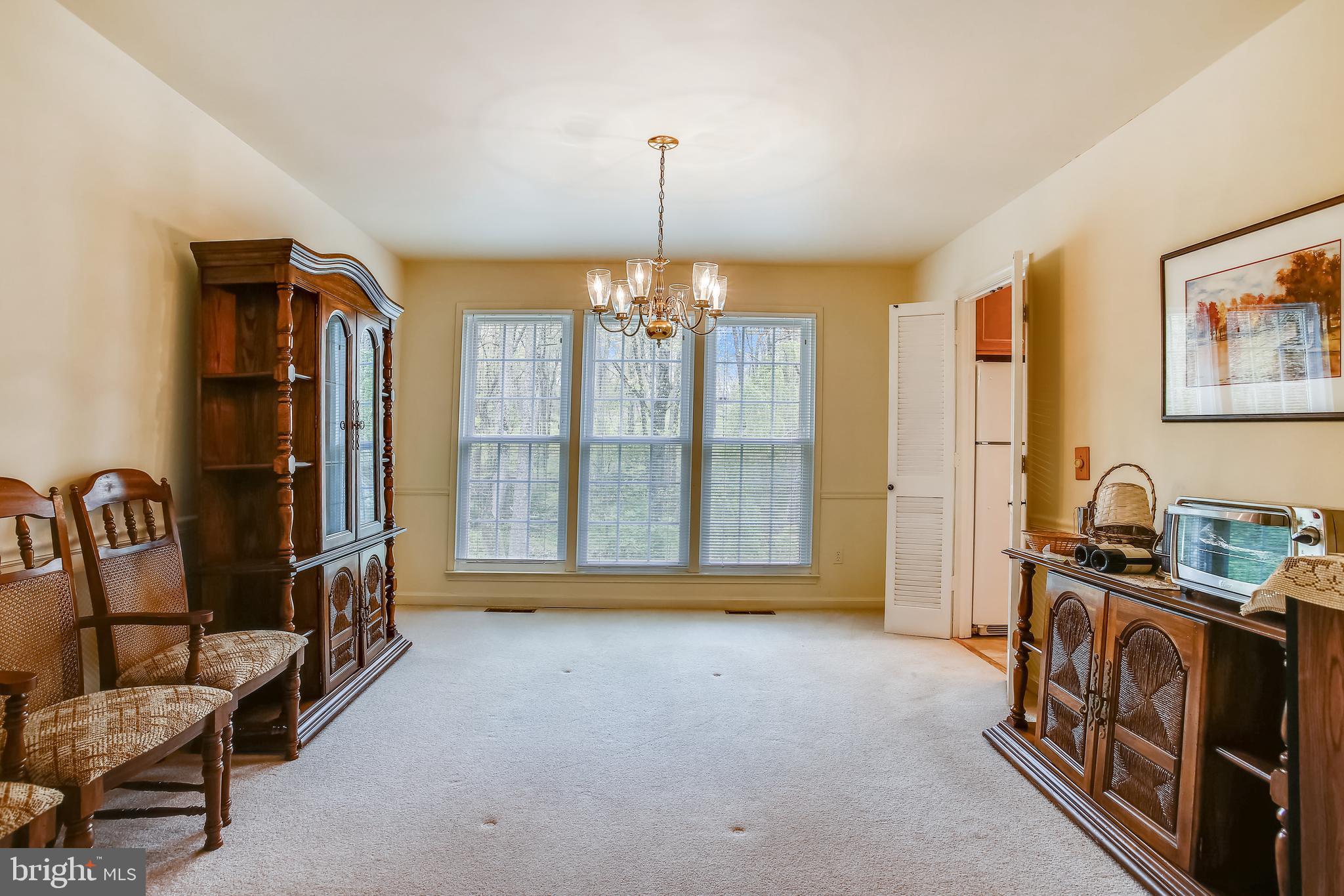 10215 Old Hunt Road Vienna, VA 22181 - Photo 10 of 70 Dining Room w/ Beautiful View of Rear Yard