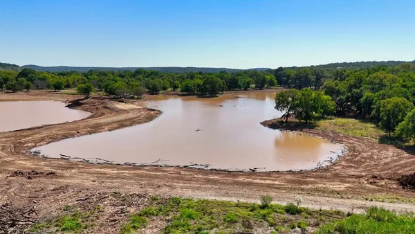 a view of a lake with outdoor space
