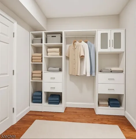 a view of a livingroom with furniture
