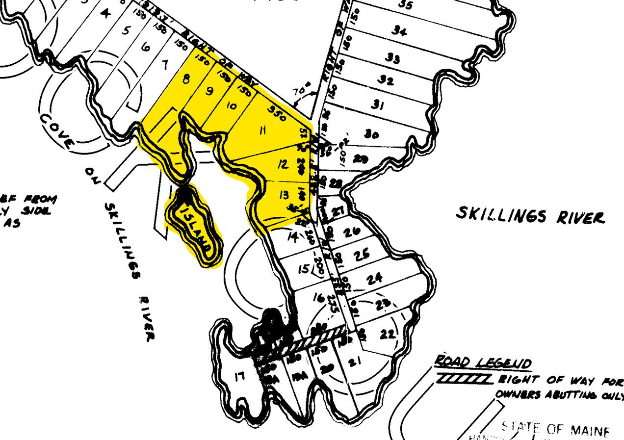 143 Eagle Point Road Lamoine, ME 04605 - Photo 4 of 74 Original Subdivision Plan