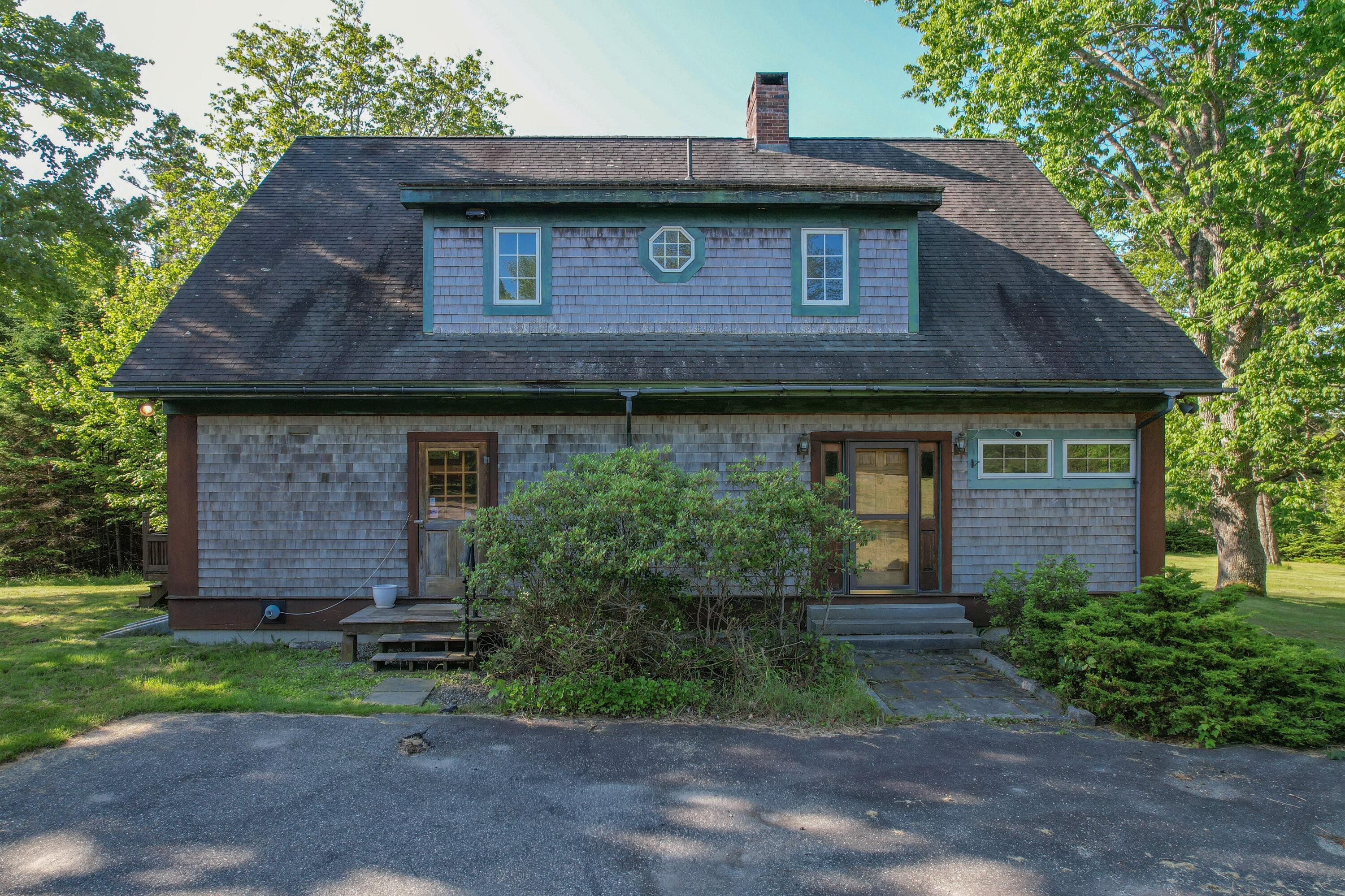 143 Eagle Point Road Lamoine, ME 04605 - Photo 7 of 74 Driveway View of House