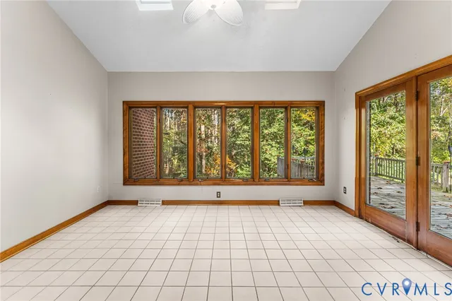 a view of an empty room with window