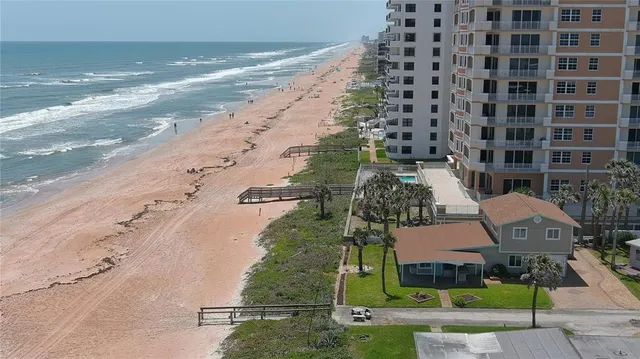 a view of a house with a door